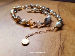 Elegant Beaded Pearl Necklace