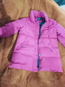 pink puffy ladies jacket