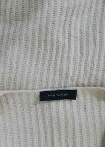 Criss Cross Cream Sweater