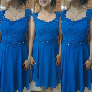 Blue Lace Fairytale Dress