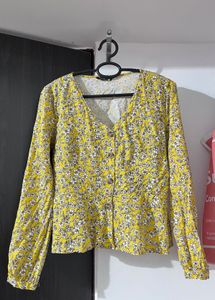 Beautiful Women Floral Peplum Top