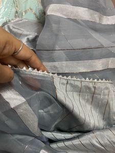 Striped Grey Curtain