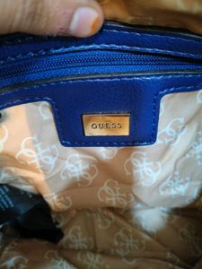 Chic Blue Guess Crossbody Bag✨