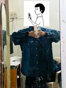 Denim Button-Down Shirt