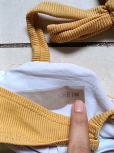 Ribbed Halter Bikini Top