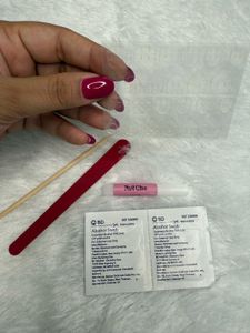 (New) Dark Pink Press on Nails/ Square/ Medium