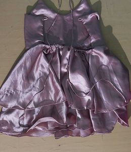 Short Satin Frock