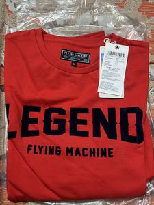 flying machine original red colour sweat shirt