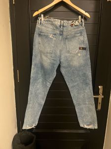 Zara - Distressed Patch Jeans