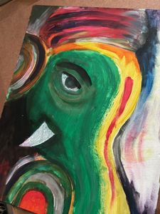 Hand Painted Lord Ganesha Using Water Colors