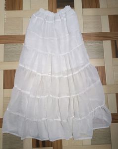 SALE 🛍️ ‼️Pinterest Trendy White Long Skirt