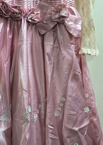 Pink Colour Designer Frock For Women