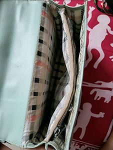 Mint Quilted Crossbody Bag