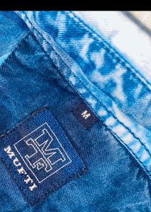 Mufti Blue Patterned Shirt