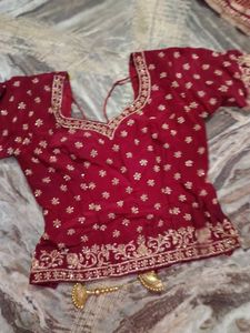 Dabka Work Lehanga