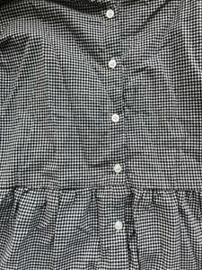 Cute Gingham Peplum Top