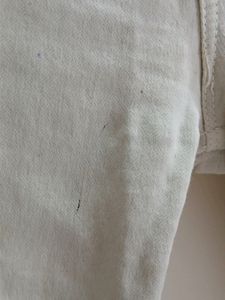 Cream Color Denim Jeans