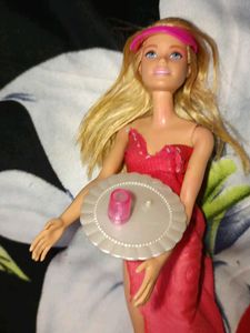 Barbie Doll in Red Dress