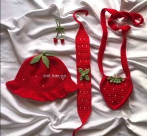 Crochet Strawberry Set ❤️🫶