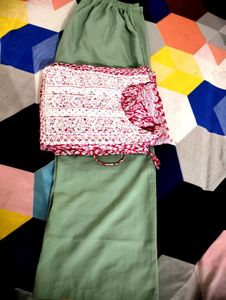 Anarkali Kurti Set With Dupatta l