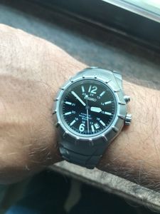 Seiko Kinetic Watch (Omega Spider Styled )