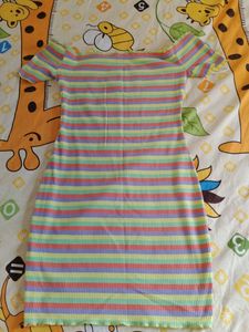 Striped Bodycon Mini Dress