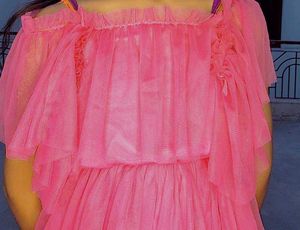 Pink Ruffled Dress