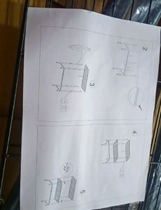 2-Tier Microwave Kitchen Storage Rack
