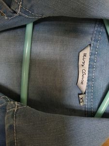 miss chase...new WOT..Denim Moto Jacket