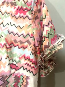 Patterned Mini Dress