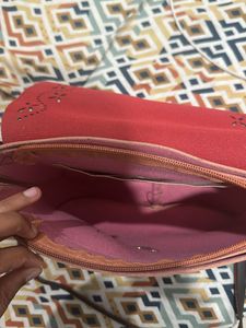 Black And Peach SLING BAG