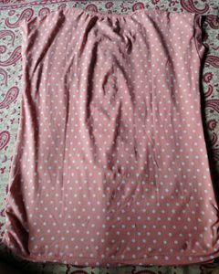 Peach Polka Dot Top