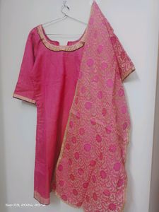 Rose Gold Kurta Set