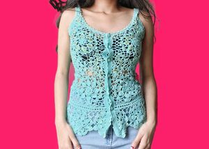 Crochet Lace Tank Top✨