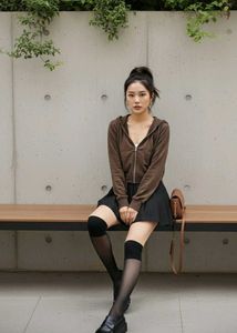 Vintage Zara TRF Brown Cropped Zip Up Hoodie