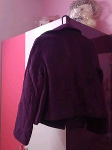 Purple Peacoat Jacket