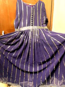 Elegant Purple Kurta Set