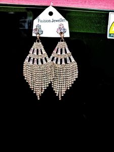 Gorgeous Stone Work Festive Wear Earrings