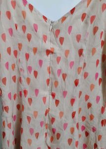 Pink Heart Print Dress (Women)