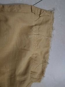Light Gold Boat Neck Blouse