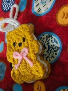 Crochet Bear Charm
