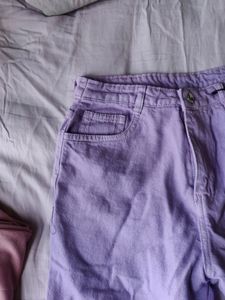 Flared Y2K Purple Pants