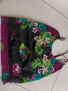 Floral Print Beach Wear Top