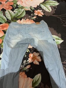 Distressed Denim Jeans