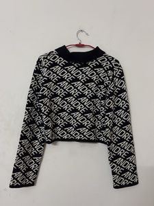 ANDRE Patterned Zip-Up Jacket