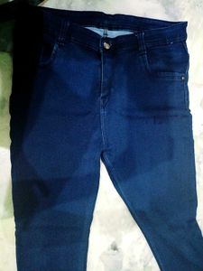 Dark Blue Denim Jeans