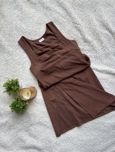 Brown Midi Dress