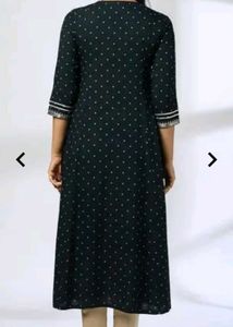 xs size new green festive kurta