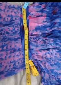 Tie-Dye Maxi Dress with Slits
