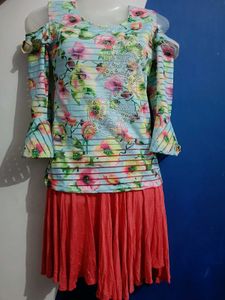 Girls Party (Festival) Skirt Top